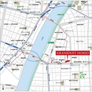 グランジュエ本所map